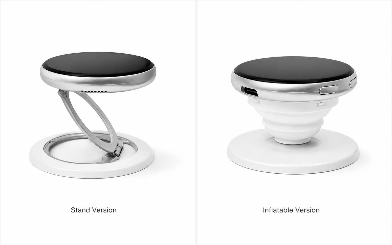 MagScreen X stand version and inflatable version side by side